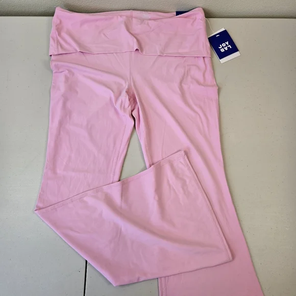 NWT JoyLab Low-Rise Flare Leggings Pink Large - Picture 3 of 16